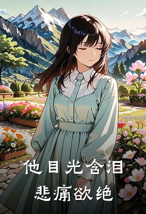 他目光含泪，悲痛欲绝