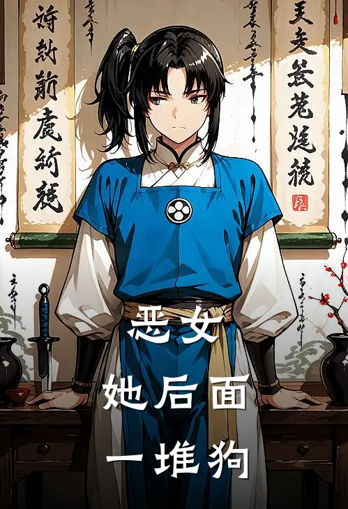 恶女，她后面一堆狗