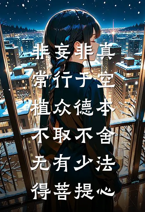 非妄非真常行于空植众德本,不取不舍无有少法得菩提心