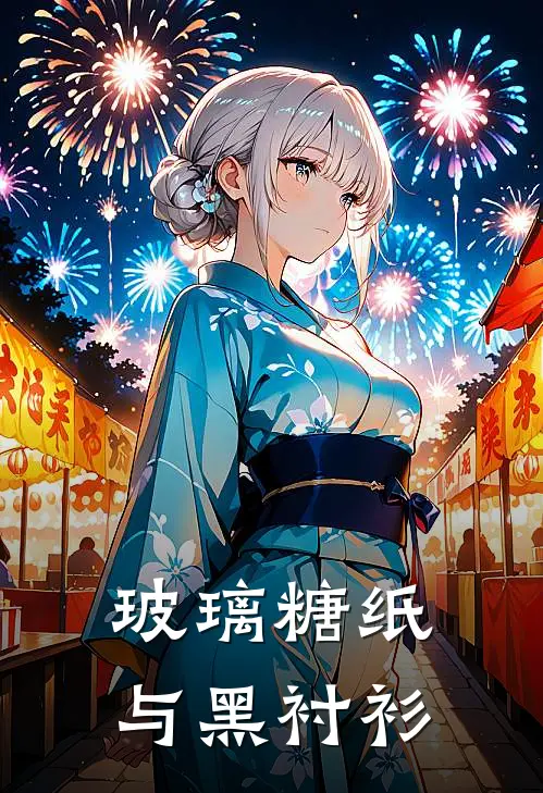 玻璃糖纸与黑衬衫