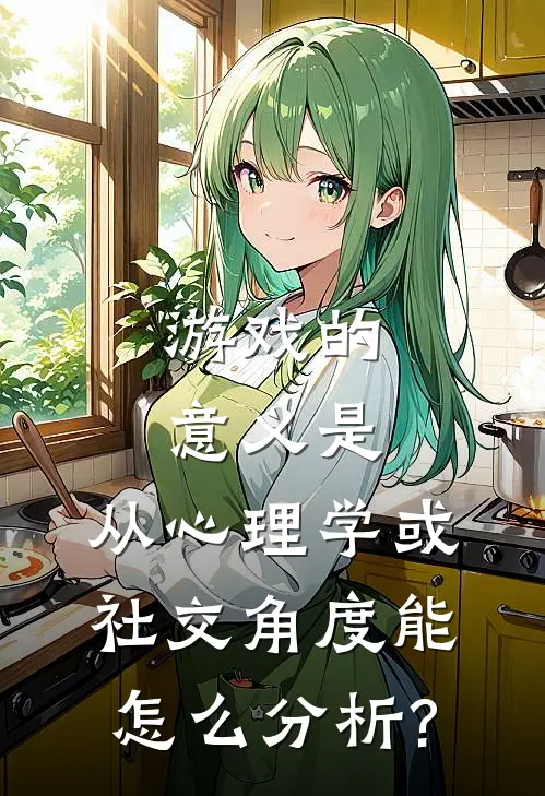 游戏的意义是,从心理学或社交角度能怎么分析?